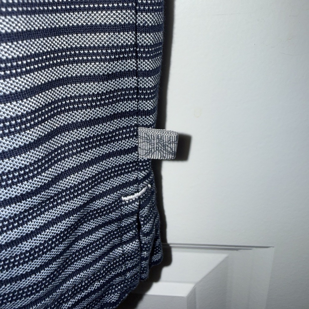 Tommy Bahama Tennessee Titans Polo Shirt Mens L Blue Stripe NFL Embroidered - Picture 6 of 6